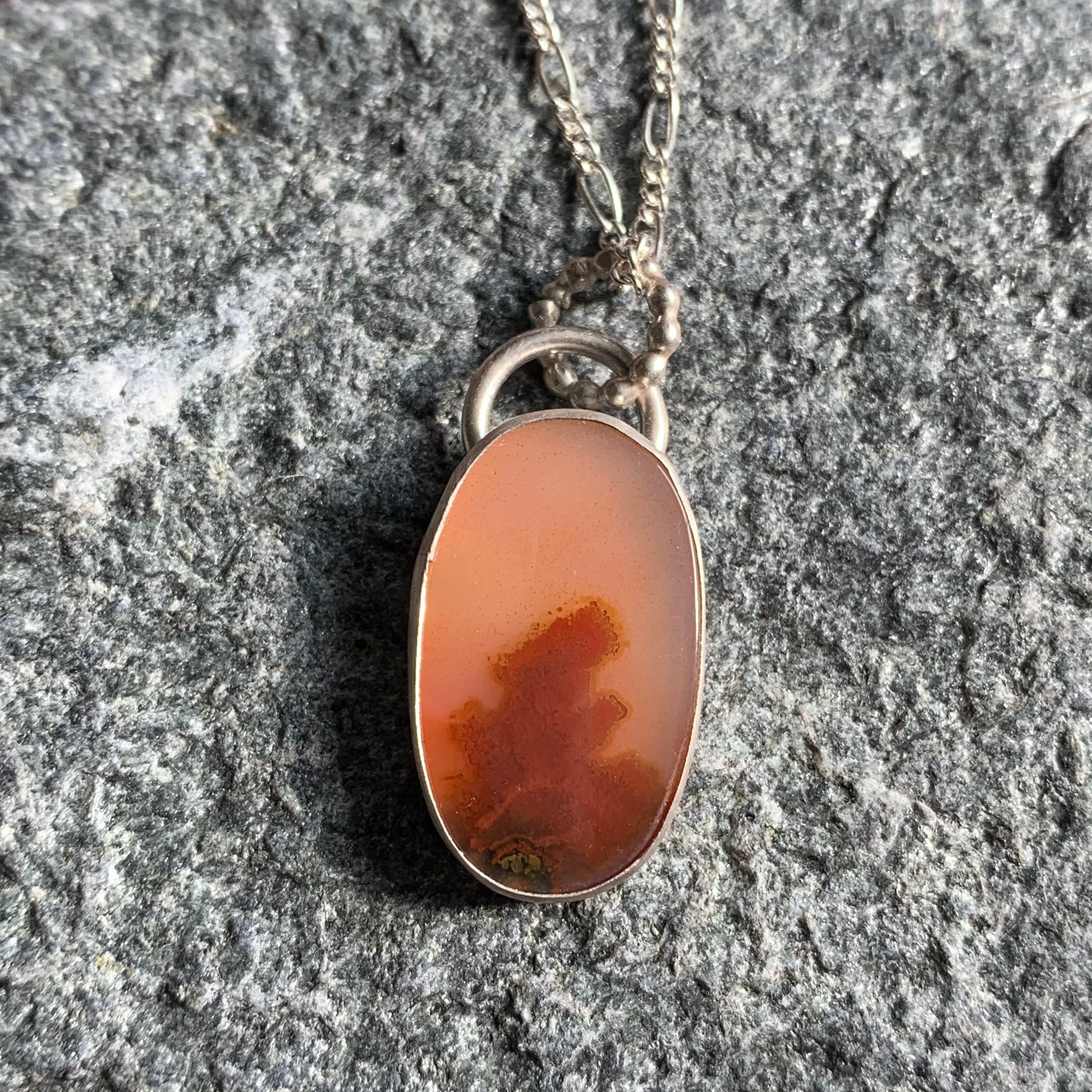 Dendritic on sale agate necklace