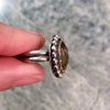 Labradorite and Sterling Silver Ring - size 8
