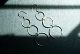 Triple Hoop Sterling Silver Earrings