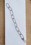 Oval Sterling Silver Bracelet