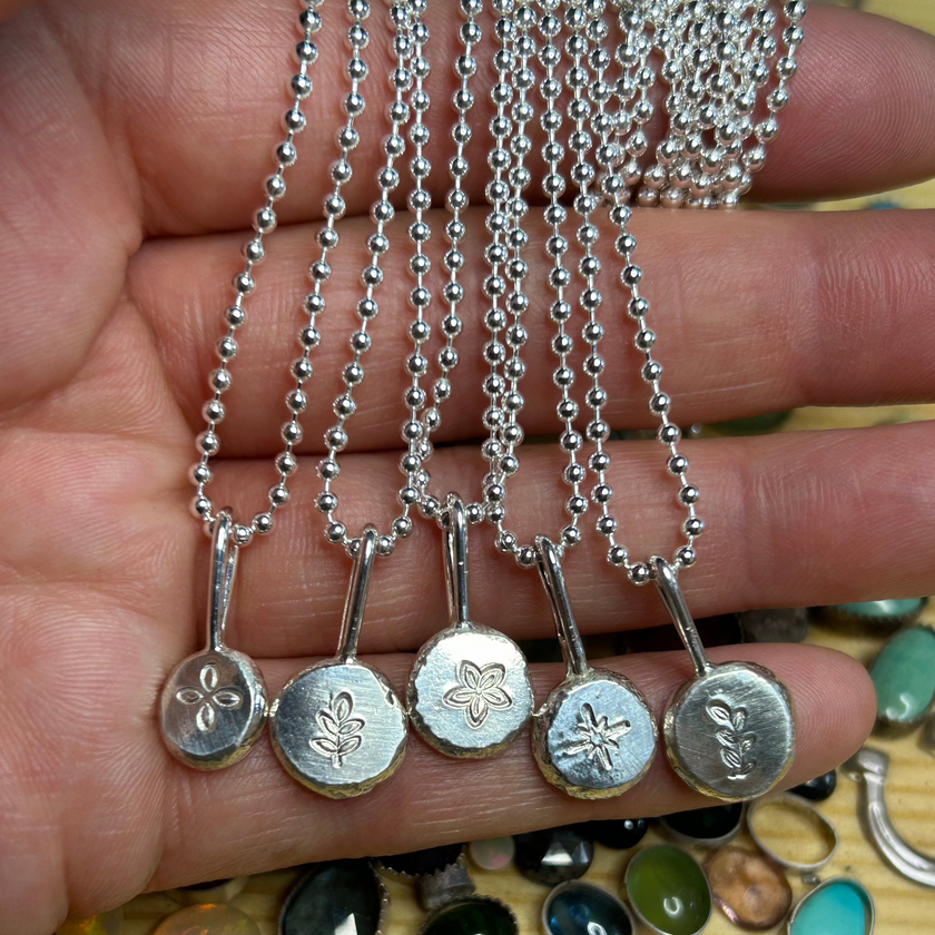 Silver Charm Necklace