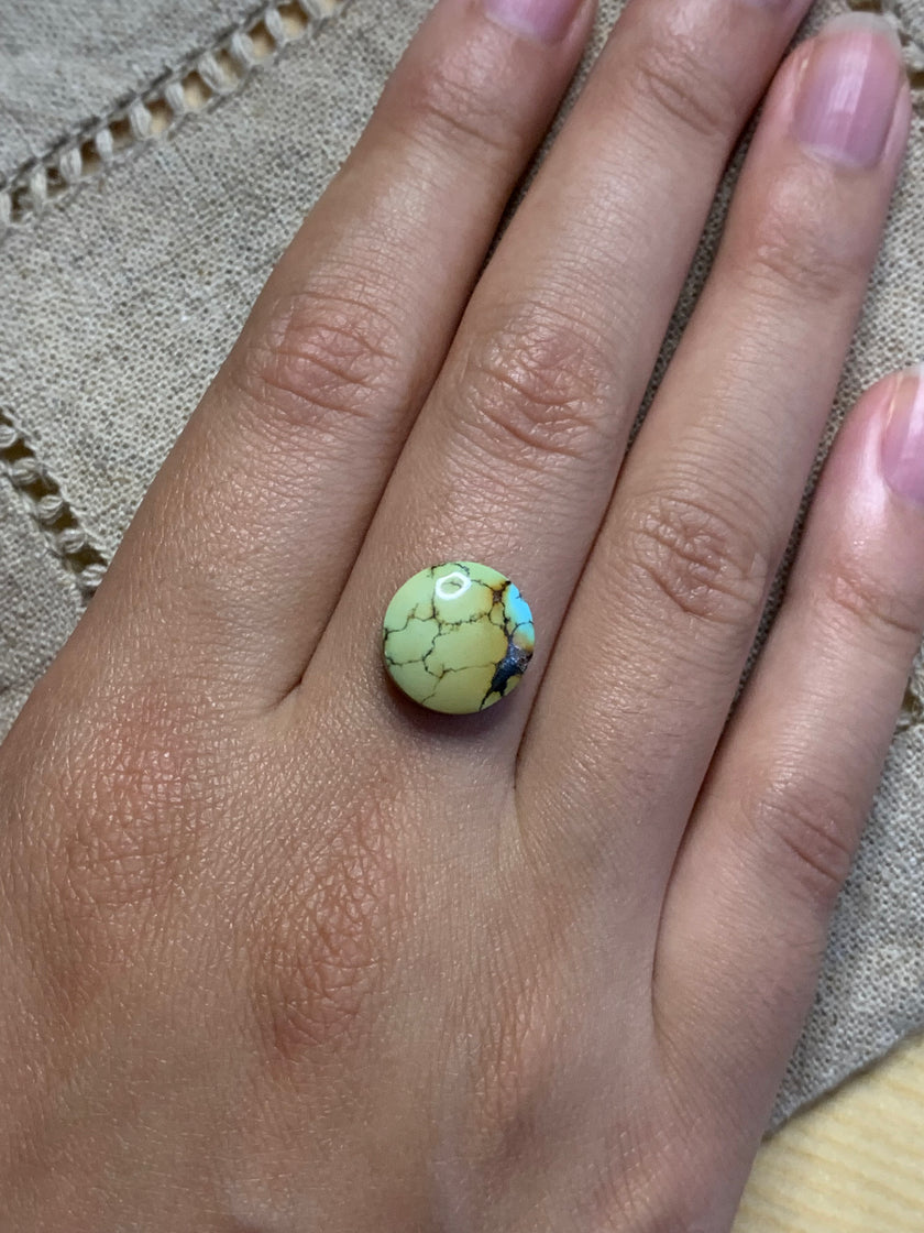 Select a 12mm round turquoise stone - Click to see all options