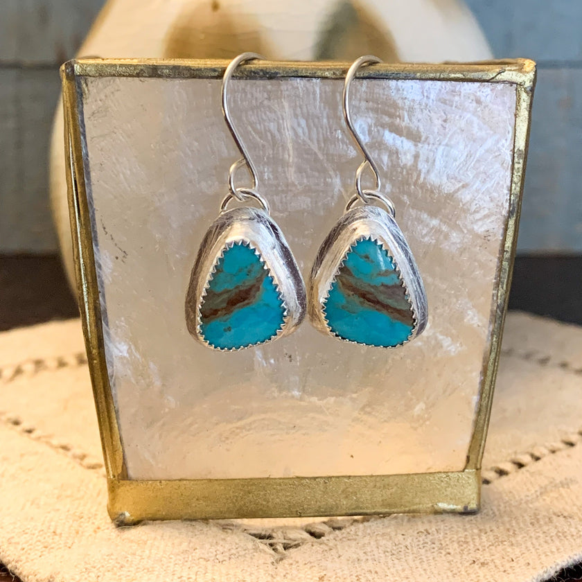 Kingman Turquoise Dangles