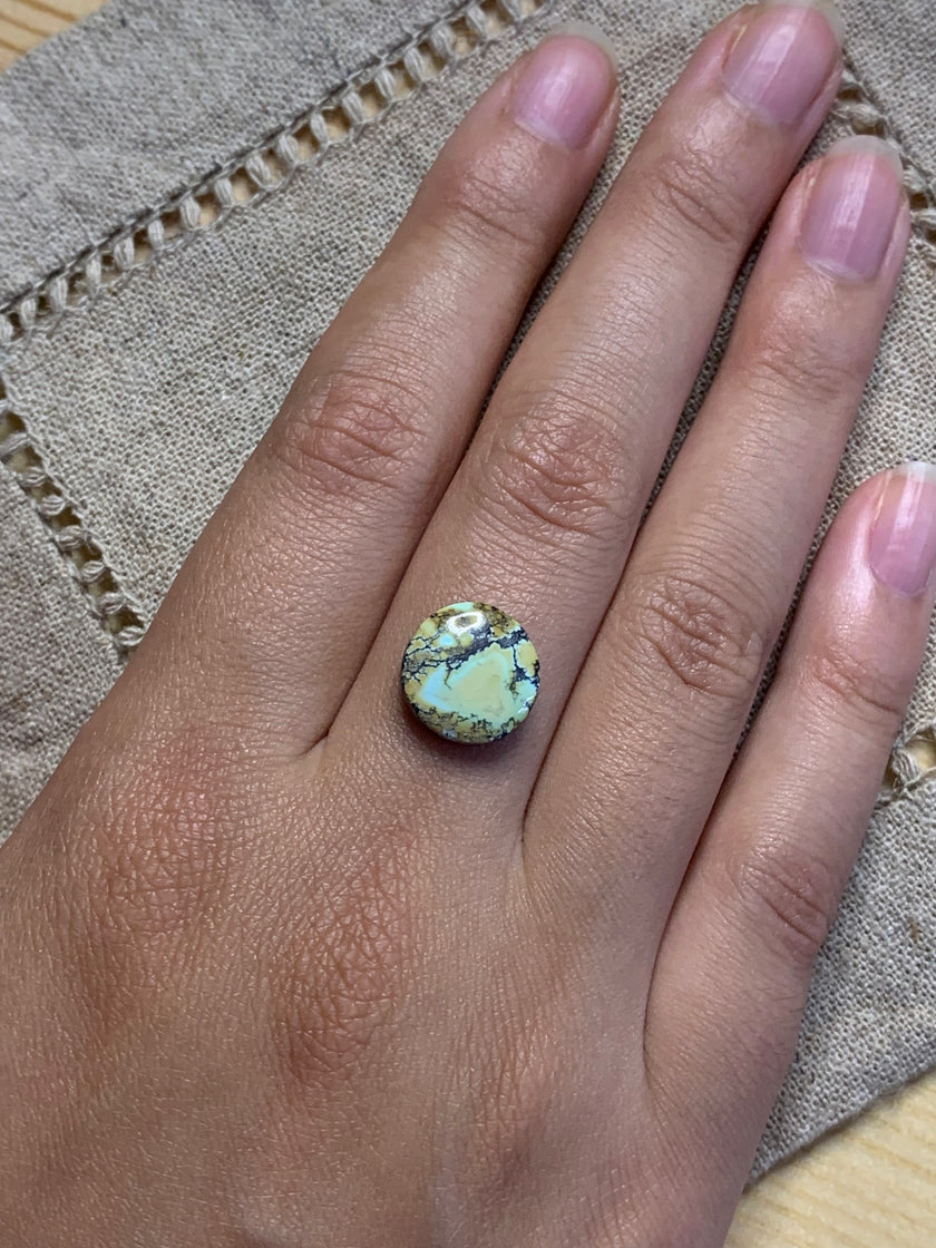 Select a 12mm round turquoise stone - Click to see all options