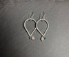 Silver, White Pearl and Topaz Dangles
