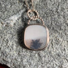 Foggy Night - Dendritic Agate Necklace