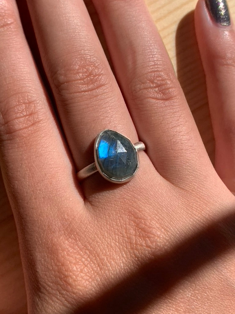 Labradorite Ring - size 9
