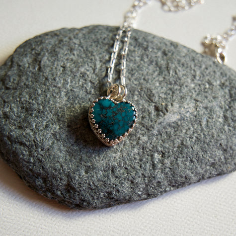 Turquoise Heart Necklace