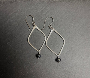 Sterling Silver and Pearl Earrings