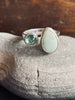 Variscite and Green Kyanite Double Ring