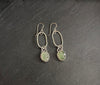 Green Kyanite and Sterling Silver Dangles