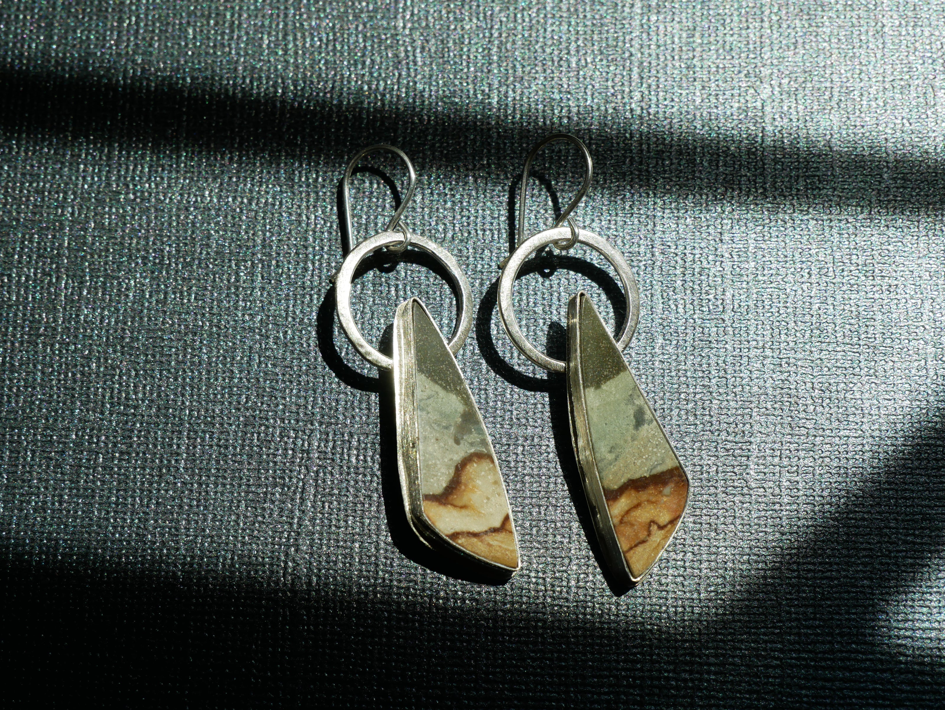 Jasper Dangle Earrings