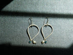 Silver, White Pearl and Topaz Dangles