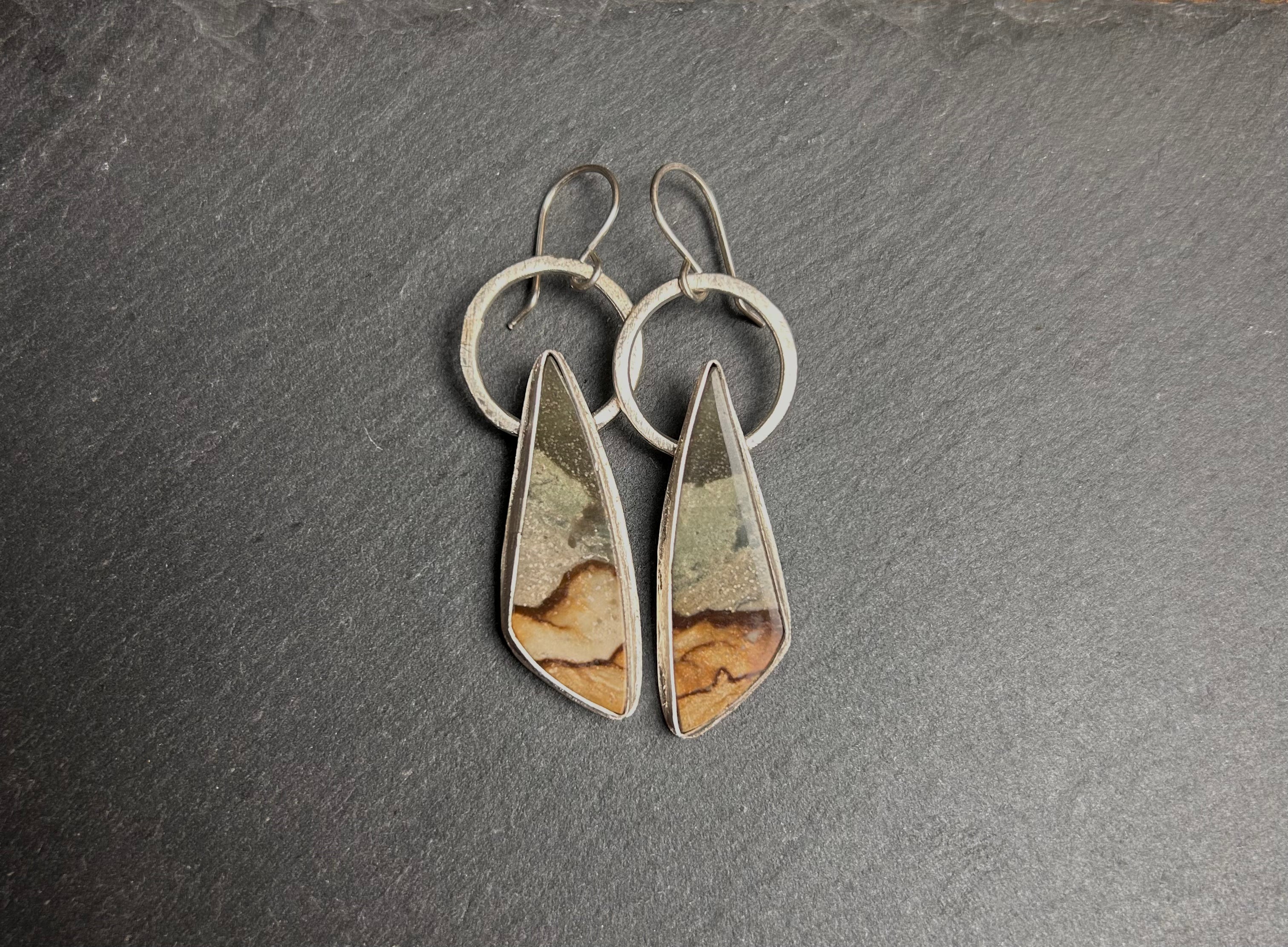 Jasper Dangle Earrings