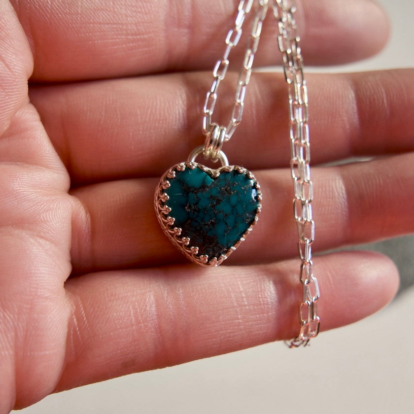 Turquoise Heart Necklace