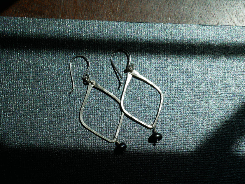 Sterling Silver and Pearl Earrings