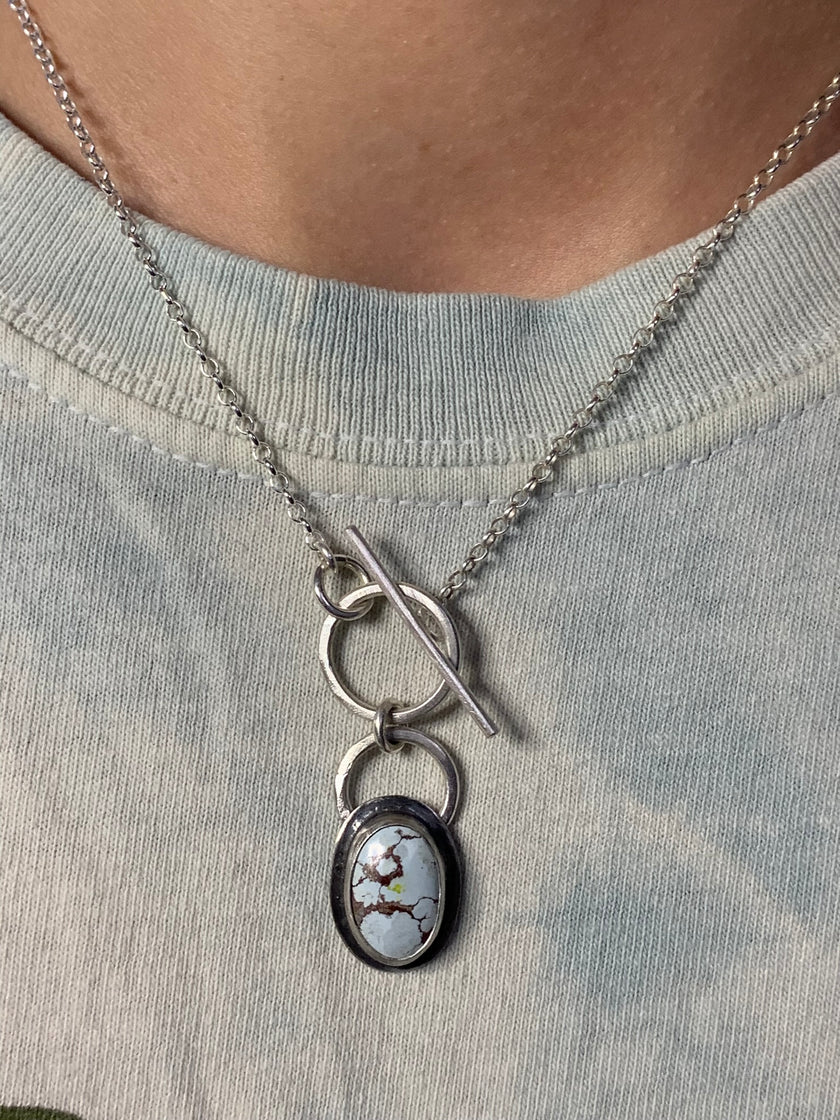 Gobi Turquoise Necklace with Toggle Clasp