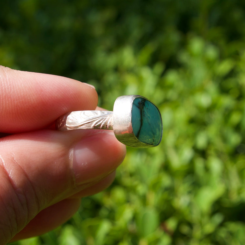 Emerald Rose Variscite - size 6.25