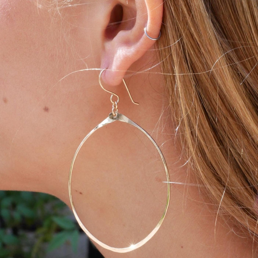 Large Gold Hoops