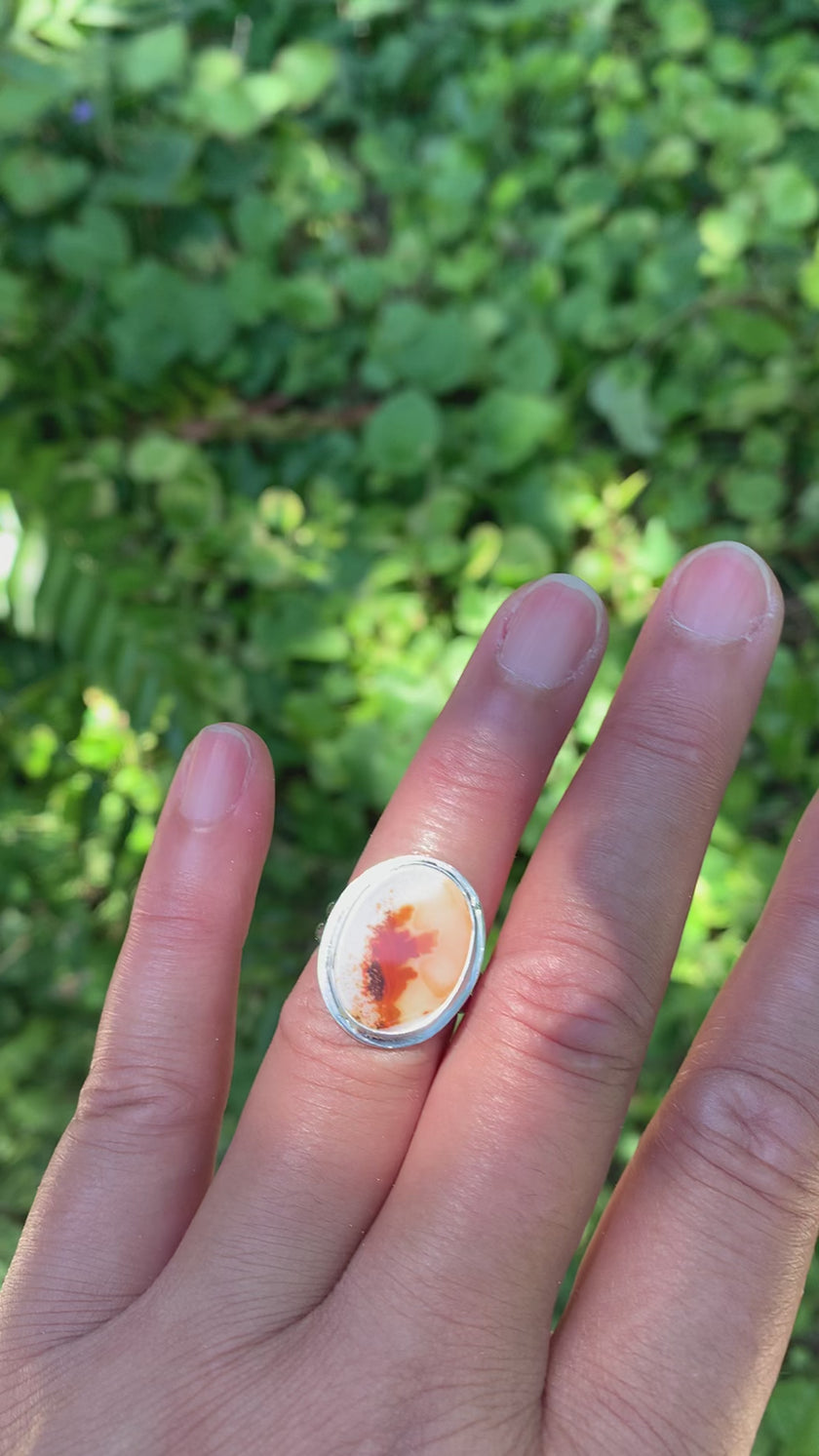 Floral Burst Dendritic Agate - size 6